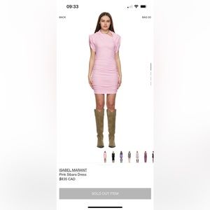 Isabel matant sibara dress